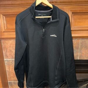 Eddie Bauer Dark Gray Fleece Pullover